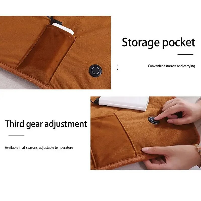 Hot Sale 5V USB velika električna deka Power Bank Zimski grijač za krevete USB grijač za tijelo