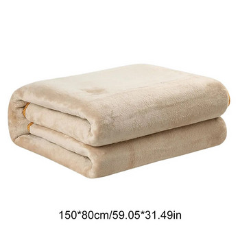 EU Единично плюшено електрическо одеяло Перещо се руно Отопляемо одеяло Зимно топло фланелено нагряващо одеяло Бързо нагряващо се одеяло