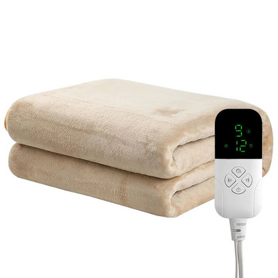 ES vienguba pliušinė elektrinė antklodė, plaunama vilnos šildoma antklodė žiemai, šiltai išmeta flanelinė šildomoji antklodė greitai šildoma antklodė