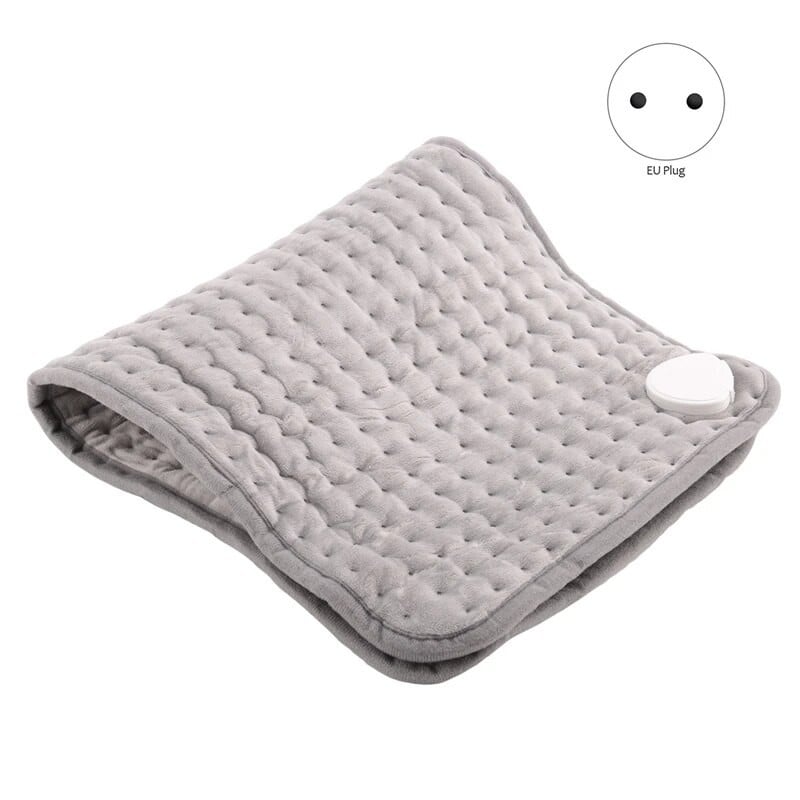3-скоростна нагревателна подложка 60X30 см, нагрявано одеяло, електрическо хвърляне, пране в машина, ЕС щепсел