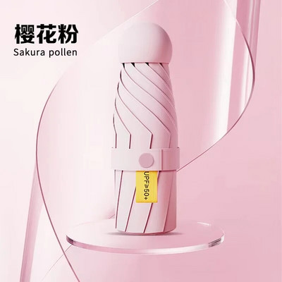 Putni kišobranKompaktni lagani prijenosni automatski jaki vodootporni sklopivi kišobrani sa 6 rebara ojačanih automatskim otvaranjem zatvaranjem