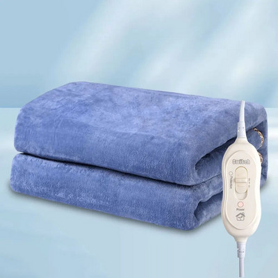ЕС единично плюшено електрическо одеяло, което може да се пере, смарт електрическо одеяло, фланелено отоплително одеяло, интелигентно одеяло, отоплително одеяло за скута