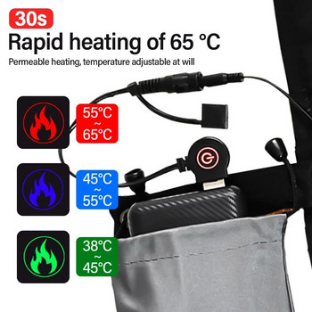USB електрическо отопление Подложка за спане Регулируема температура Нагрята подложка за спане Затопляне за къмпинг на открито Подложка за палатка Термален килим