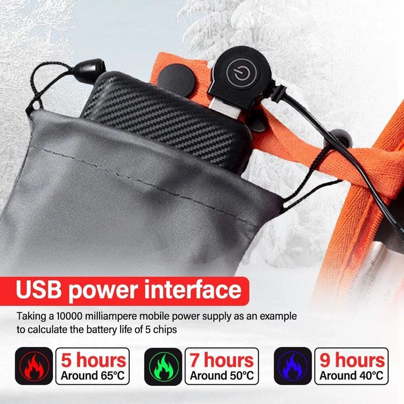 Θερμικό χαλάκι ύπνου ηλεκτρικό θερμαινόμενο USB ρυθμιζόμενο θερμαινόμενο θερμαινόμενο μαξιλαράκι ύπνου Θέρμανση για υπαίθριο θερμικό χαλί σκηνής κάμπινγκ