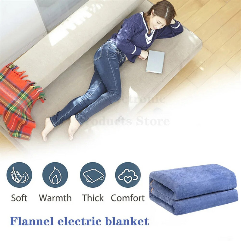 Електрическо одеяло По-дебел нагревател Двойно нагревател за тяло 50*80 180*90 180*120CM Одеяло Термостат Електрическо нагревателно одеяло Електрическо