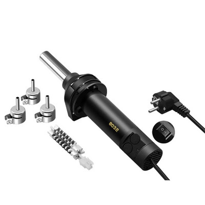 Micro Pistol cu aer cald 8018LCD Deslipire Lipire Reprelucrare Stație de lipit SMD 220V Pistol de căldură pentru instrument de reparare a sudării 8208