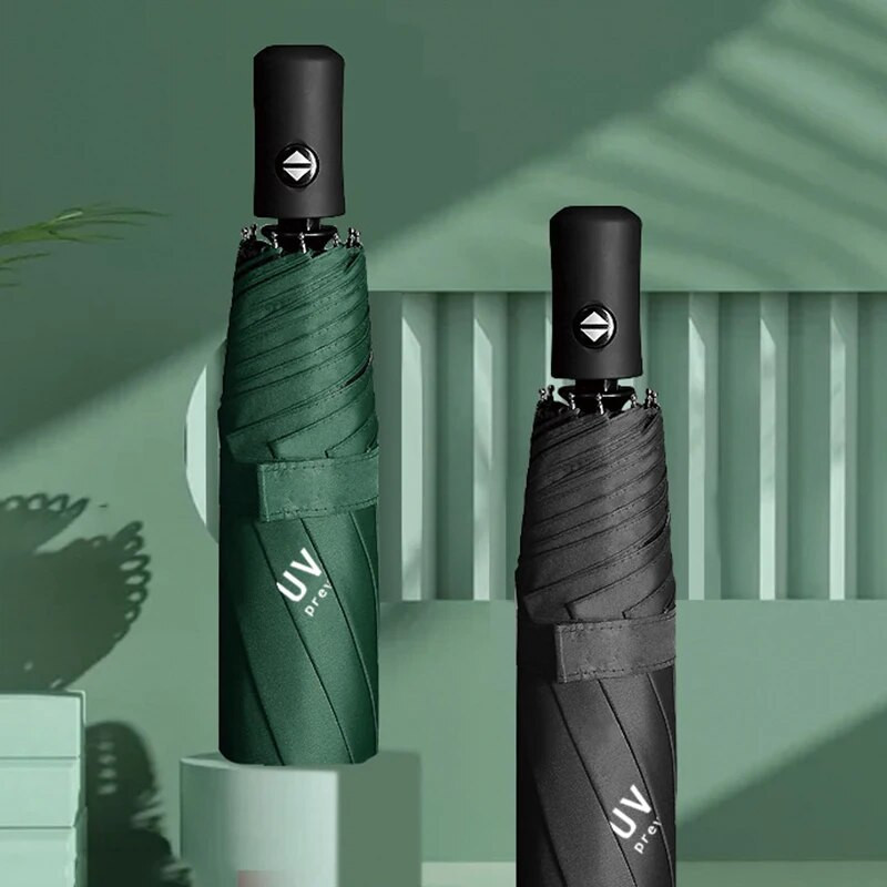 Potpuno automatski UV kišobran za zaštitu od sunca Anti-UV kišobran Kišobran sklopivi trostruki 8 rebara 10 rebara kišobran suncobran