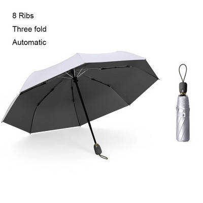 8 Ribs Pocket Mini Umbrella Anti UV Paraguas Sun Umbrella Lietui atsparus vėjui Lengvas sulankstomas nešiojamas skėčiai moterims Vyrams Vaikams