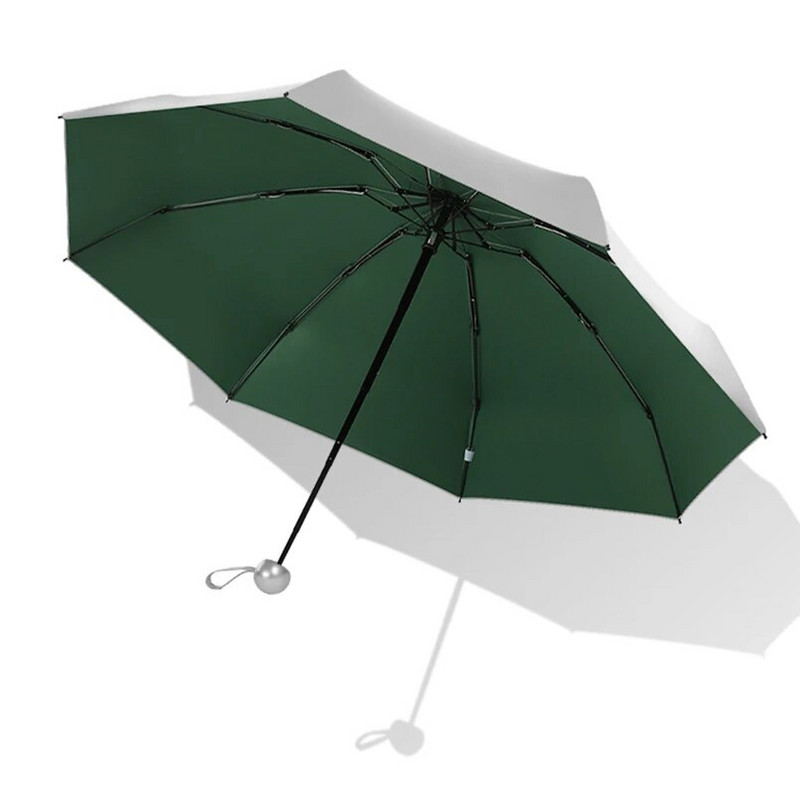 8 Ribs Pocket Mini Umbrella Anti UV Paraguas Sun Umbrella Lietui atsparus vėjui Lengvas sulankstomas nešiojamas skėčiai moterims Vyrams Vaikams