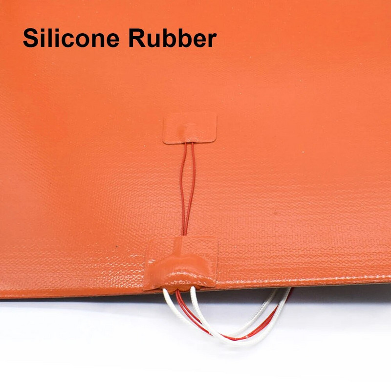 3D-printeri silikoonist soojenduspadi 220 V soojendusvoodi 200/220/235/300/310 mm veekindel kumm 750 W/500 W küttematti Ender-3 CR10 jaoks