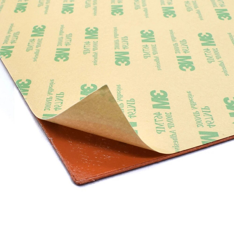 3D-printeri silikoonist soojenduspadi 220 V soojendusvoodi 200/220/235/300/310 mm veekindel kumm 750 W/500 W küttematti Ender-3 CR10 jaoks