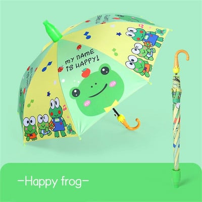 Suncobran Cartoon Krema za sunčanje Duga ručka Potpuno automatski kišni proizvodi Kišobran za djecu