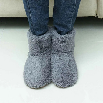 8W USB електрически нагреваеми обувки Плюшени топли обувки за крака Миещи се двойки нагреватели за крака Нагревателни подложки Електрически нагревател Зимни ботуши за сняг
