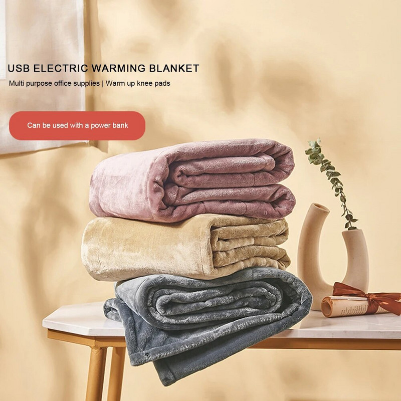 USB grijana deka Grijana električna deka Soft Cosy 39 X 31 u toplom šalu Električne deke Zagrijana deka za upotrebu u kućnom uredu