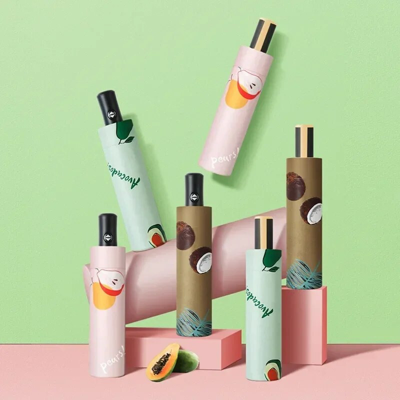 Fruit Folding Potpuno automatski Rain and Shine Dvonamjenska korejska muška i ženska verzija Zaštita od sunca