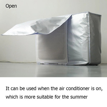 Външен капак за климатик Водоустойчив капак за прах Измиване против прах Oxford Anti-Snow Главен двигател Външна чанта за почистване