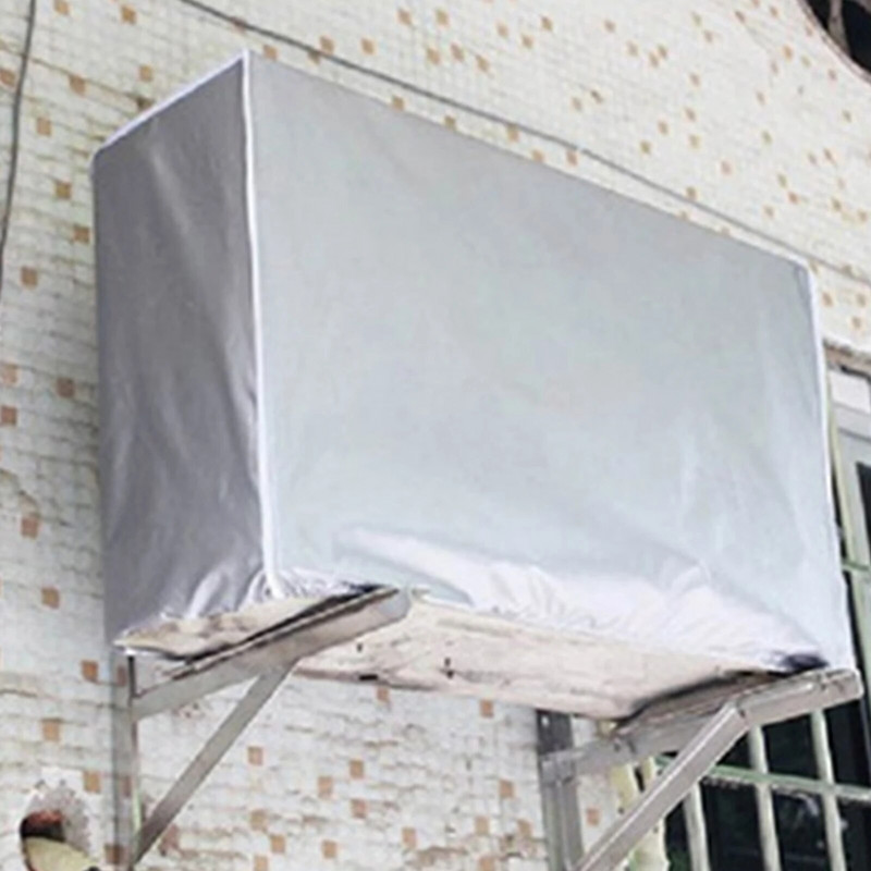 Capac Aer Condiționat Unitate AC Defender Capac Aer Condiționat Iarnă Impermeabil Anti-Praf Protecție Anti-Zăpadă Curățare