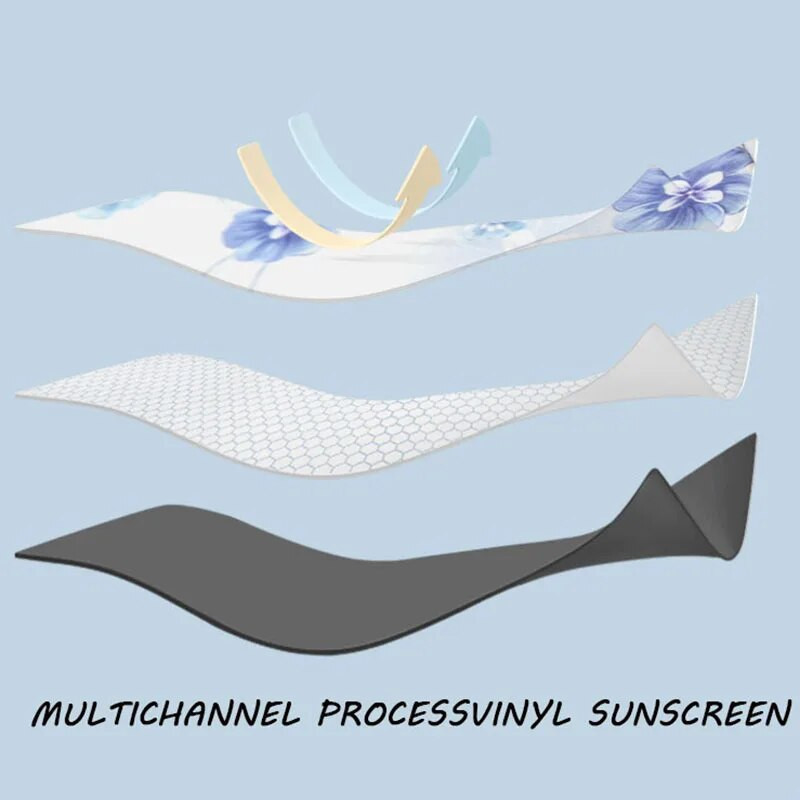 Oulylan Rain and Shine Dual Purpose Ženski kišobran za zaštitu od sunca Vjetrootporan kišobran Kišobran Printing Sklopivi potpuno automatski