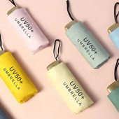 Mini suncobran, mali džepni kišobran, vinilni sklopivi kišobran, UV, ultraljubičasta zaštita, džepni suncobran, kapsula za suncobran