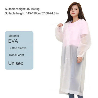 Divatos felnőtt vízálló hosszú esőkabát női férfi esőkabát kapucnis szabadtéri túrázáshoz utazáshoz horgászathoz hegymászáshoz, vastagított poncsóhoz