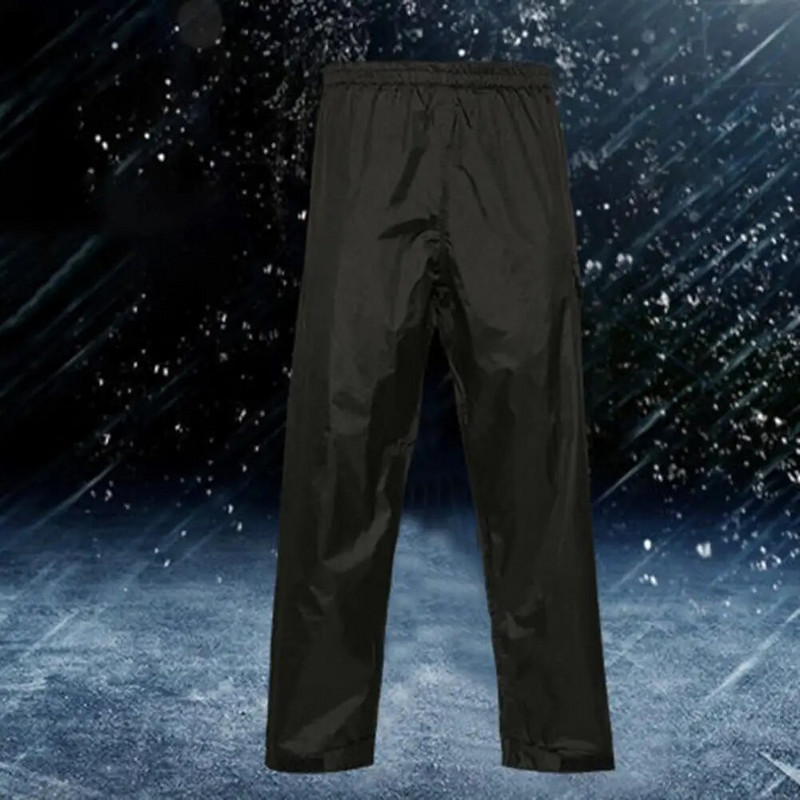 Soft Work Rain Pants Ανθεκτικό στο πιτσίλισμα Γυναικεία Ανδρικά Rainwear Unisex Stretty Waist Ανδρικά Rain Pants Riding
