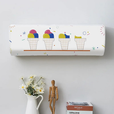 Dolphin Jump Navlake za zaštitu od prašine s otisnutim oceanom Poklopac klima uređaja za unutarnju zaštitu od prašine Zidna zaštitna torbica za kućnu upotrebu