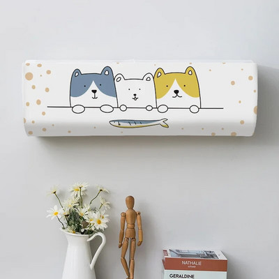 Dolphin Jump Navlake za zaštitu od prašine s otisnutim oceanom Poklopac klima uređaja za unutarnju zaštitu od prašine Zidna zaštitna torbica za kućnu upotrebu