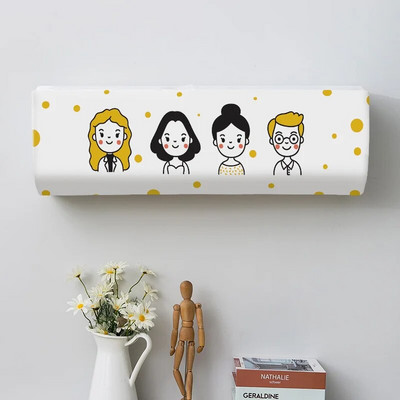 Dolphin Jump Navlake za zaštitu od prašine s otisnutim oceanom Poklopac klima uređaja za unutarnju zaštitu od prašine Zidna zaštitna torbica za kućnu upotrebu