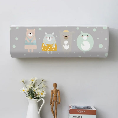 Dolphin Jump Navlake za zaštitu od prašine s otisnutim oceanom Poklopac klima uređaja za unutarnju zaštitu od prašine Zidna zaštitna torbica za kućnu upotrebu