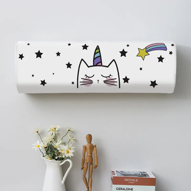 Dolphin Jump Navlake za zaštitu od prašine s otisnutim oceanom Poklopac klima uređaja za unutarnju zaštitu od prašine Zidna zaštitna torbica za kućnu upotrebu