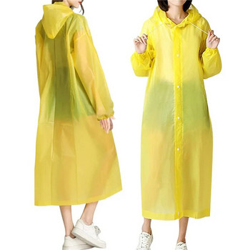1 τεμ. υψηλής ποιότητας Eva Unisex Raincoat Thickened Ultralight Αδιάβροχο Γυναικείο Ανδρικό Μαύρο Αδιάβροχο κοστούμι Camping