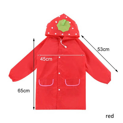 1kom Vodootporna dječja kabanica u životinjskom stilu iz crtića Za djecu Kabanica za kišu Kišna odjeća Kišna odijela Studentska kabanica u životinjskom stilu