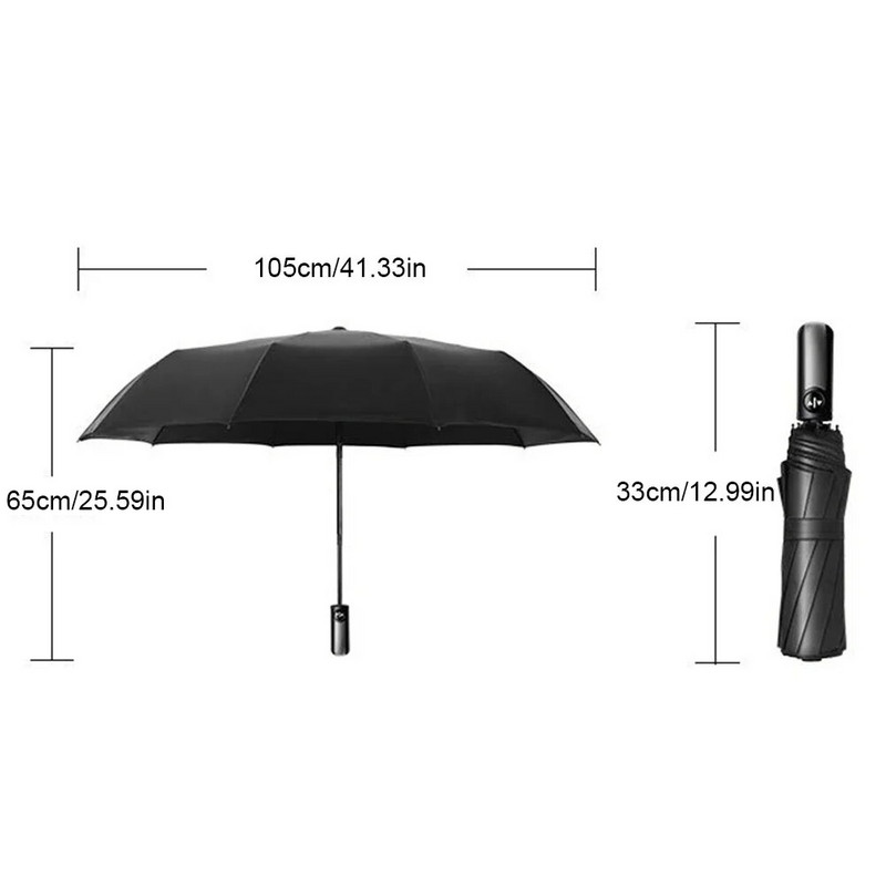 Πλήρως αυτόματη ομπρέλα βροχής για άντρες Γυναικεία αντιανεμική συμπαγής πολυτελής επαγγελματική ανδρική ομπρέλα πτυσσόμενη ομπρέλα ταξιδιού