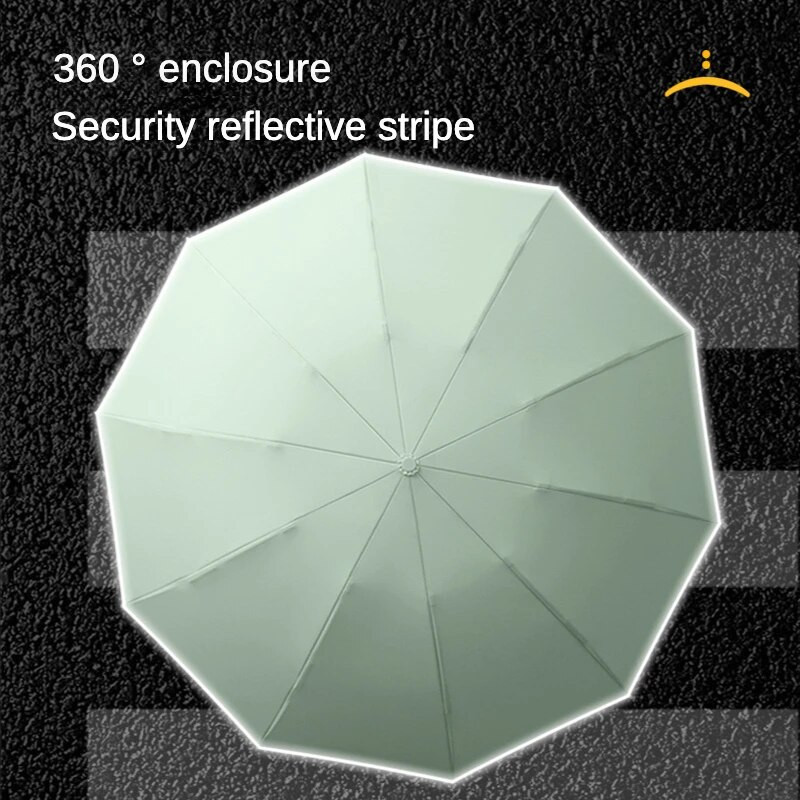 Nauji automatiniai trigubai atbulinės eigos skėčiai, moteriški, vyriški, vandeniui atsparūs skėčiai nuo saulės