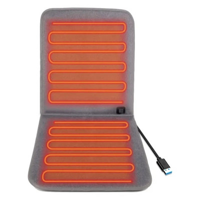 USB нагреваема възглавница, преносима по-топла подложка за сядане Аксесоар за спалня, офис стол, поддържащ топлината