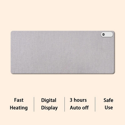 150W grijana električna podloga za grijanje Stolni digitalni zaslon Podloga za grijanje Stol Vodootporna prostirka Podloga za miš Zima 80x33cm