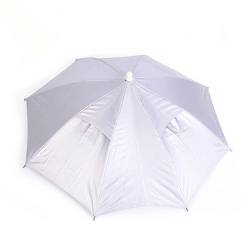 Шапка-чадър за възрастни, 64 см/25,2 инча в диаметър, сгъваема еластична лента за риболов, шапка-чадър, шапка-чадър за риболов Шапка за слънце