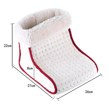 Ηλεκτρικό θερμαινόμενο θερμαινόμενο μαξιλαράκι ποδιών Θερμοκρασία πλενόμενης θερμότητας 5 Λειτουργίες Ρυθμίσεις θερμότητας Θερμάνσεις φροντίδας ποδιών Θερμικό μαξιλάρι θερμικής θέρμανσης ποδιών
