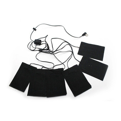 5/6/8 in 1 USB Šiltos pastos pagalvėlės Drabužiai Šildytuvai Temperatūra Elektrinis saugus kaitinimo paklodė Šiltesnis padėklas liemenėms Striukė Batai Kojinės