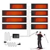 Nou 1 set USB jachetă electrică încălzită pernuță de încălzire în aer liber termică caldă iarnă vestă de încălzire tampoane pentru îmbrăcăminte încălzită de bricolaj