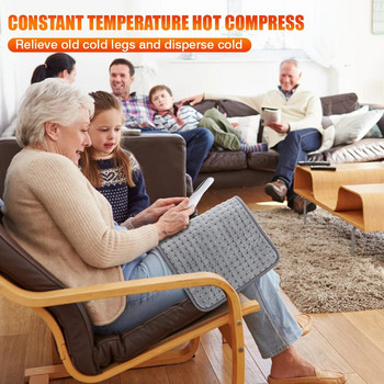 Κουβέρτα φυσικοθεραπείας ηλεκτρικό μαξιλαράκι 3 ταχυτήτων Χρονισμός 10 ταχυτήτων Έλεγχος θερμοκρασίας σταθερής θερμοκρασίας Θέρμανση 30*59cm