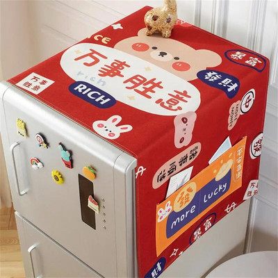 1vnt Mados Šiaurės Europos virtuvės dangtelis nuo dulkių Skalbimo mašinos dangtis Šaldytuvas Apsauga nuo dulkių orkaitės mikrobangų krosnelė Pagrindinis puslapis