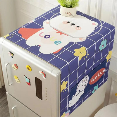 1vnt Mados Šiaurės Europos virtuvės dangtelis nuo dulkių Skalbimo mašinos dangtis Šaldytuvas Apsauga nuo dulkių orkaitės mikrobangų krosnelė Pagrindinis puslapis