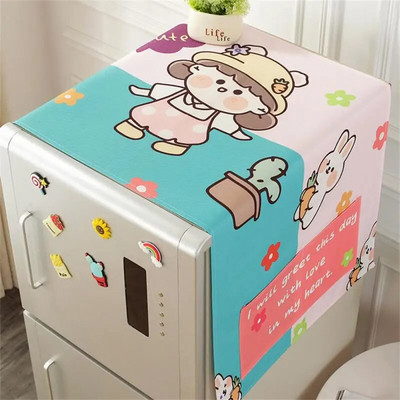 1vnt Mados Šiaurės Europos virtuvės dangtelis nuo dulkių Skalbimo mašinos dangtis Šaldytuvas Apsauga nuo dulkių orkaitės mikrobangų krosnelė Pagrindinis puslapis