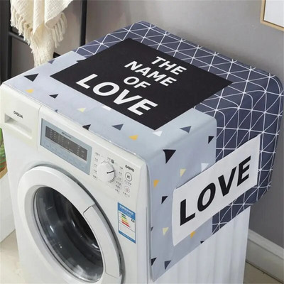 1vnt Mados Šiaurės Europos virtuvės dangtelis nuo dulkių Skalbimo mašinos dangtis Šaldytuvas Apsauga nuo dulkių orkaitės mikrobangų krosnelė Pagrindinis puslapis