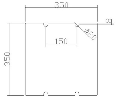 350x350mm Voron 2.4 3D Printer Upgrade Heater Heater Heatbed 3M 110/220V 750W NTC 100K Thermistor Silicone Heater Pad