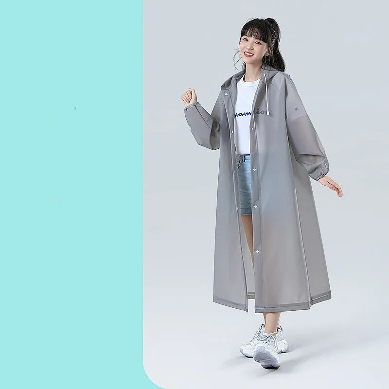 Пончо за възрастни Дъждобран с качулка за многократна употреба Водоустойчиво и устойчиво на разливане пончо за туризъм на открито за мъже и жени