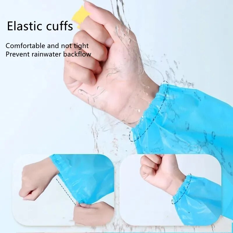 Пончо за възрастни Дъждобран с качулка за многократна употреба Водоустойчиво и устойчиво на разливане пончо за туризъм на открито за мъже и жени