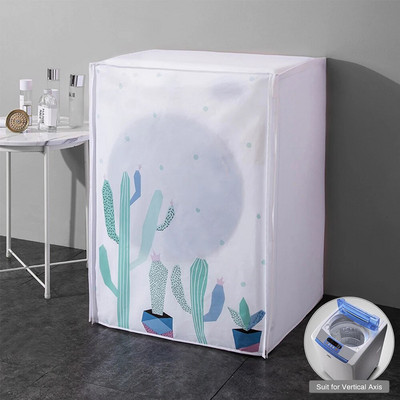 Capac mașină de spălat cu încărcare frontală Capac de praf impermeabil Tambur Capac mașină de spălat automată Decor de bunuri de uz casnic