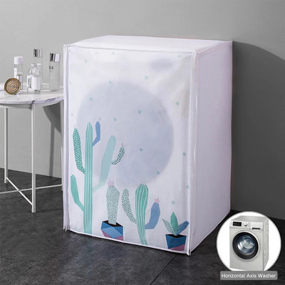 Capac mașină de spălat cu încărcare frontală Capac de praf impermeabil Tambur Capac mașină de spălat automată Decor de bunuri de uz casnic